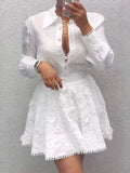 Women's Elegant Two-Piece Skirt Suit – Spring & Summer Fashion Set
