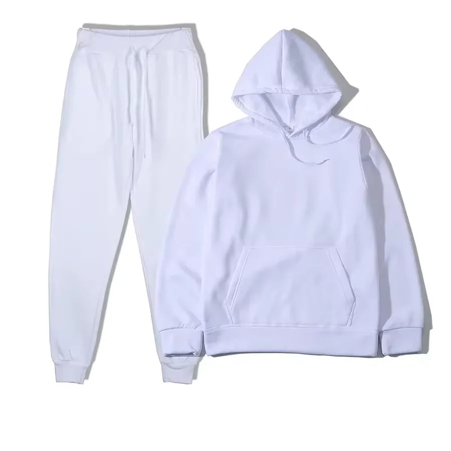 Men's Hoodie & Jogger Tracksuit Set – 10 Colors | Casual Streetwear