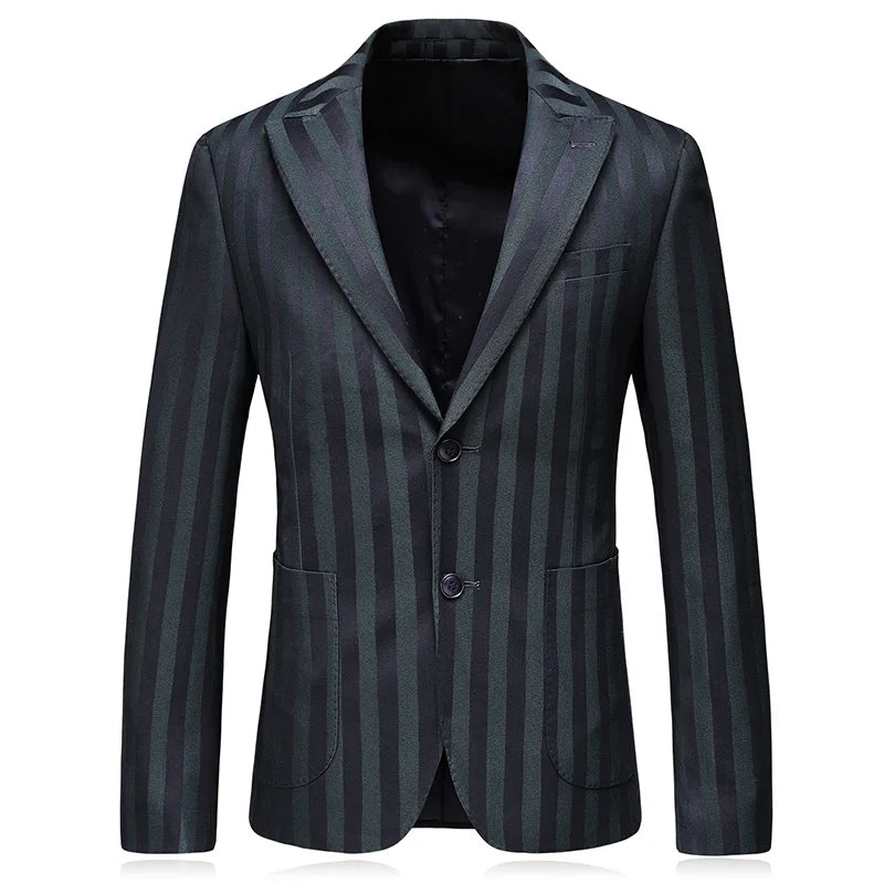 Men's Premium Green 3-Piece Suit – Jacket, Vest & Trousers | Business Casual
