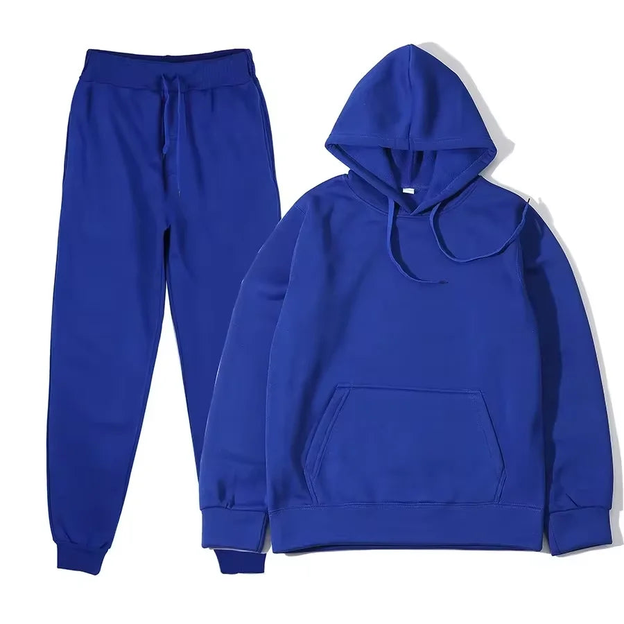 Men's Hoodie & Jogger Tracksuit Set – 10 Colors | Casual Streetwear