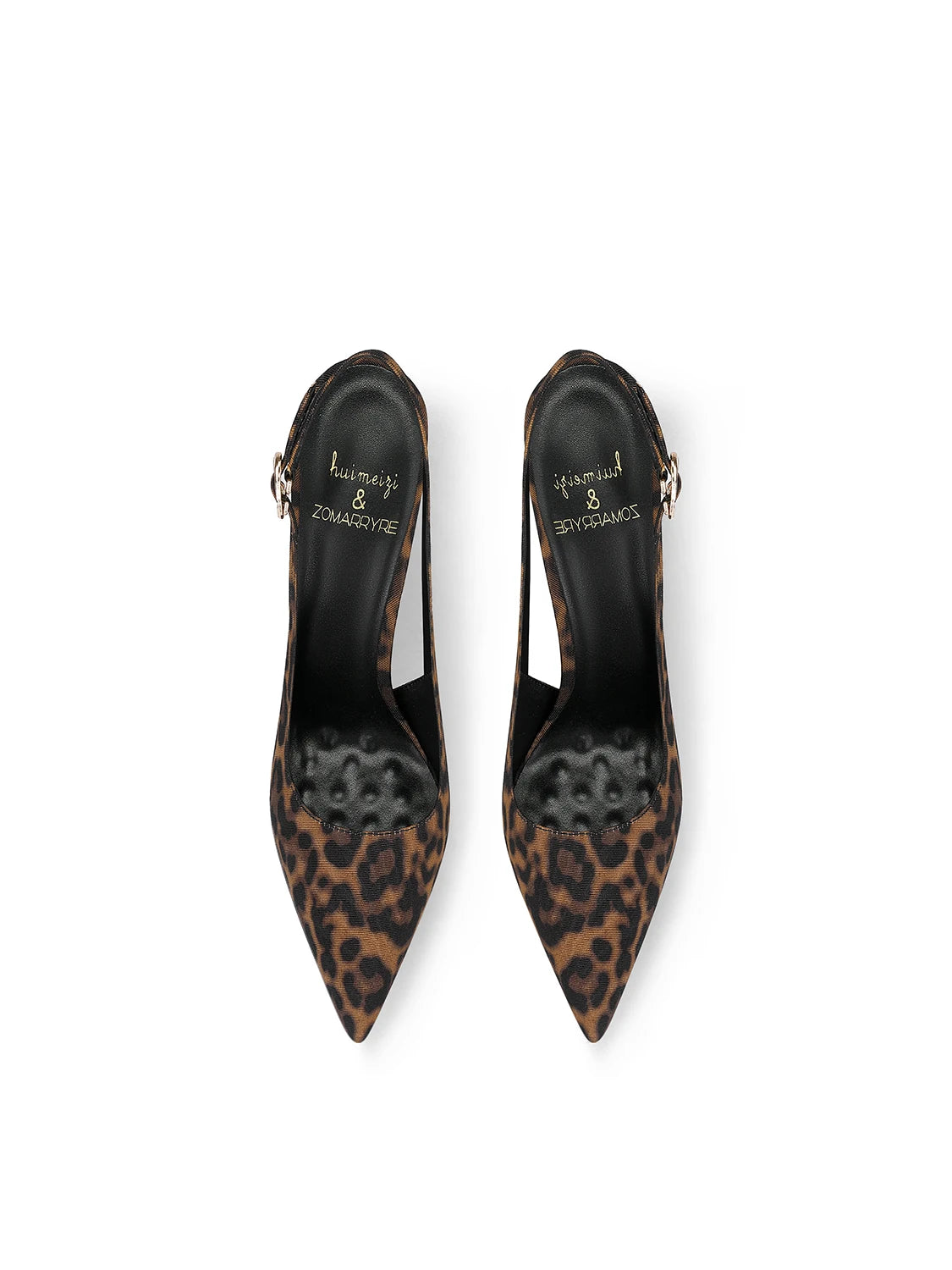 Leopard Pattern Pointed French Luxury Small Comfortable Thin Heel Versatile High Heel Sandals for Women LADYLYS