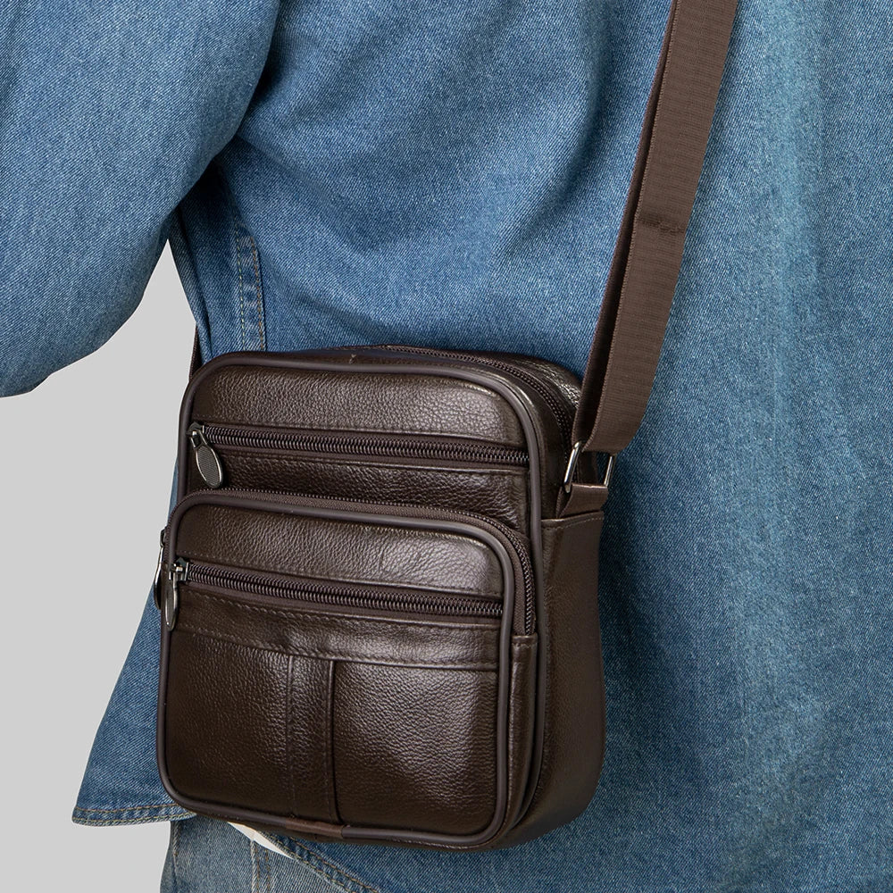 WESTAL Genuine Leather Shoulder Bags Husband Small Crossbody LADYLYS